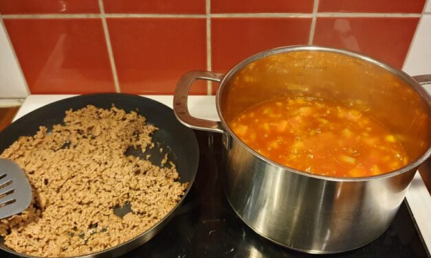 Gulaschsoppa med köttfärs