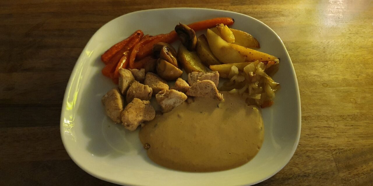Kyckling med grönsaker