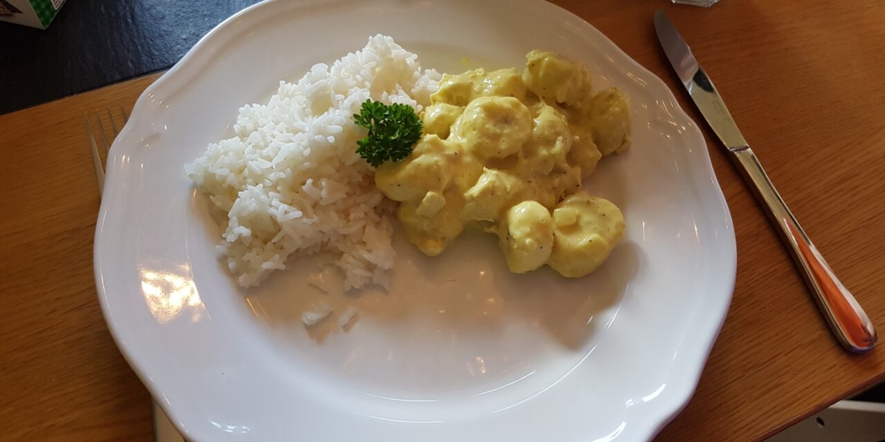 Kycklinggryta med banan
